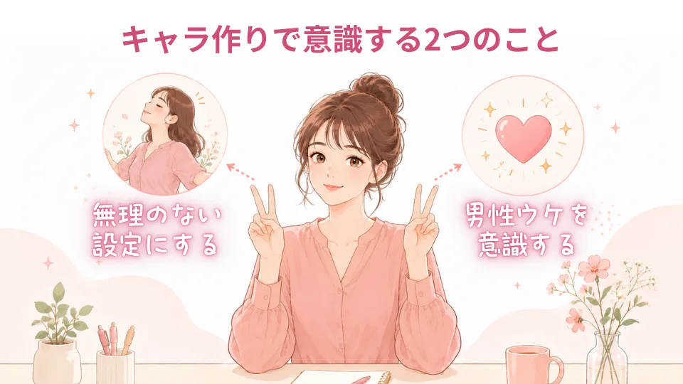 キャラを作る上で意識する2つのこと